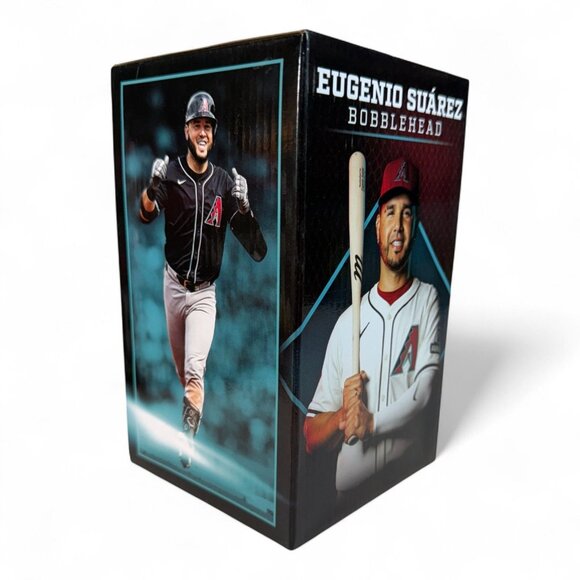 Eugenio Suarez 2025 Arizona Diamondbacks SGA Bobblehead Hands Up Pose Limited Ed - Picture 7 of 7